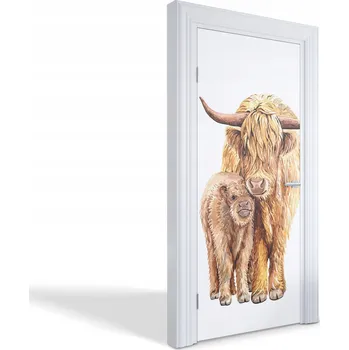 Fototapeta Ozdobná fólie na dveře skříně nebo nábytek Skotský skot Highland 95x205 cm