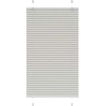 Roleta vidaXL Plisovaná roleta 80x150 cm Šířka látky 79,4 cm [4015190] Barva: světle šedá