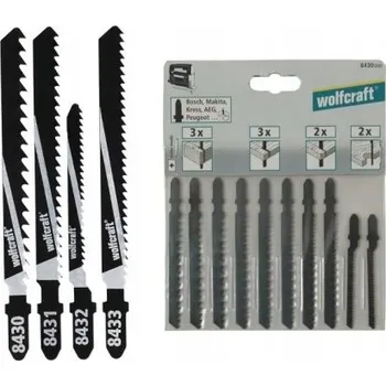 Vrták Sada pilových listů na dřevo WOLFCRAFT 10 ks