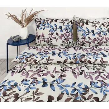 Povlečení Povlečení z mikrovlákna 160x200, listy, listy příjemné, měkké