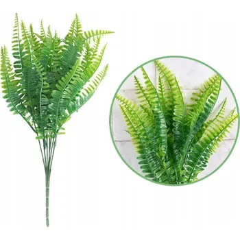 umělá květina UMĚLÝ KVĚT KVĚT KAPRADINY zelený pro dekorace KOMPOZICE, realistické VELKÉ