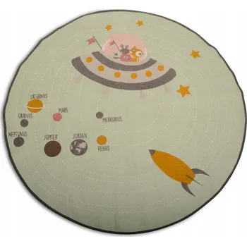 Koberec KOBEREC kobereček kulatá podložka KOSMOS pro děti 120cm