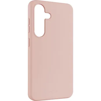 Pouzdro na mobilní telefon Zadní kryt FIXED MagFlow s podporou MagSafe pro Samsung Galaxy S25, růžový