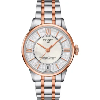 Módní doplněk Dámské hodinky Tissot Chemin Des Tourelles Powermatic 80 Lady T099.207.22.118.02 (T0992072211802)