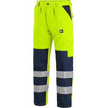 montérky CXS Kalhoty NORWICH, výstražné, 170-176cm, žluto-modré, vel. 60