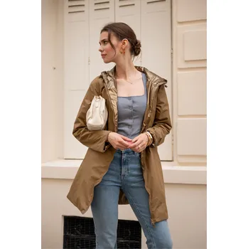Dámská casual bunda Parka oboustranná Laura Jo Paris 5012 barva: hnědá-camel, velikost: M