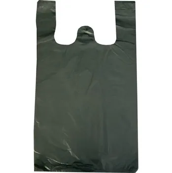 Nákupní taška Maxpack Taška HDPE 350 plus 180x600mm černá 100ks