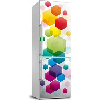 Fototapeta Foto samolepící na ledničku Barevné krychle