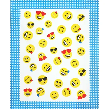 Utěrka Kuchyňská Utěrka 55x66 - Modré Smajlíci