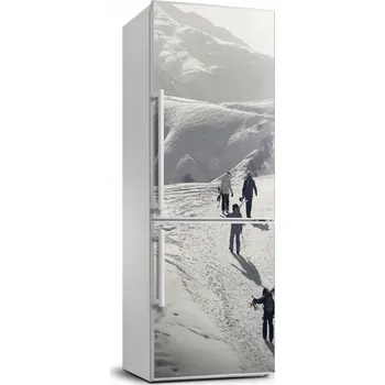 Fototapeta Samolepka Tapeta na lednici Lidé Lyžaři 70x190