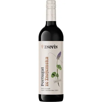Víno Modrý Portugal Jakostní 2023 0,75l Znovín Znojmo