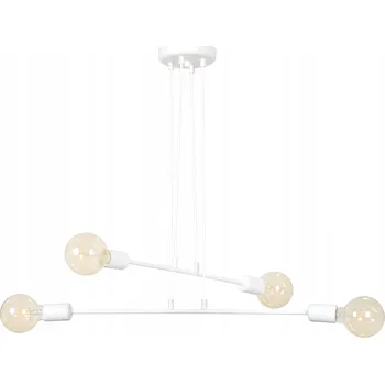 Závěsné svítidlo MULTIPO 4 bílé vintage skandinávské loft do kuchyně obývacího pokoje