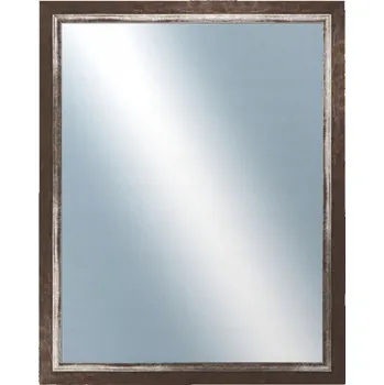 Zrcadlo DANTIK - Zrcadlo v rámu 40x50 | IVANETE hnědá