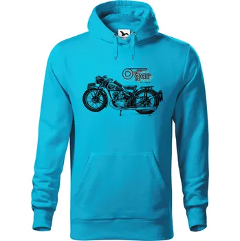 Dámská mikina Mikina - Ogar 250 r. 1934 - 49 Barva: Modrá - tyrkysová (44), Velikost: S, Střih: Pánské