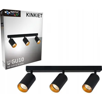 Bodové svítidlo Stropní bodové svítidlo obdélníkové Masterled černé, žluté