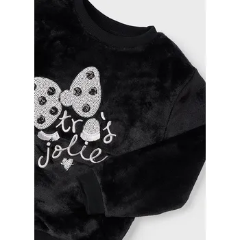 Dívčí mikina Dívčí mikina Mayoral 4402 černá, růžová Rozměr: 116