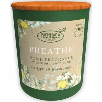 Svíčka Pachnąca Szafa Sójová svíčka BREATHE eukalyptus & citron
