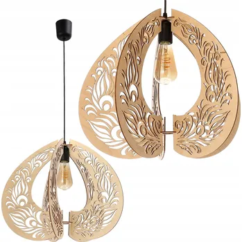 Stropní svítidlo LED Dřevěné Nastavitelné Dekorativní