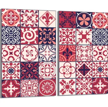 Kuchyňské prkénko Krájecí deska TMK ArtDeko sklo 2 ks