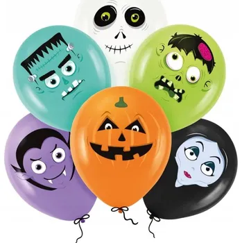Balónek HALLOWEENSKÉ BALÓNKY balónková dekorace latexová sada balónků ozdoby