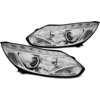 Přední světlomet Přední světla LED pro Ford Focus MK3 11-14 chromové
