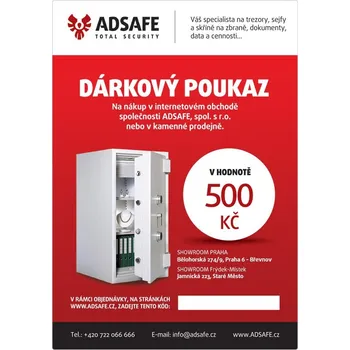 Dárkový potravinový koš AdSafe Dárkový poukaz v hodnotě 500Kč