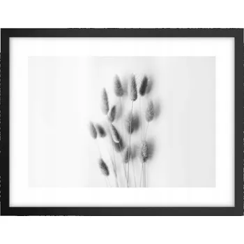 Obraz Obraz plakát v černém rámu do obýváku 40x30 tráva foto plakáty na zeď