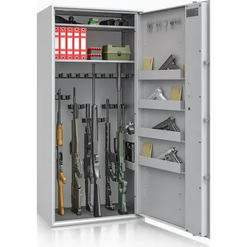 Trezor ISS Skříň na zbraně SIEGEN MAX 500086.02 EL, světle šedá