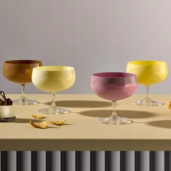 Sklenice Poháry na zmrzlinu CANDYLAND 300 ml x 4 ks BOHEMIA CRYSTALEX