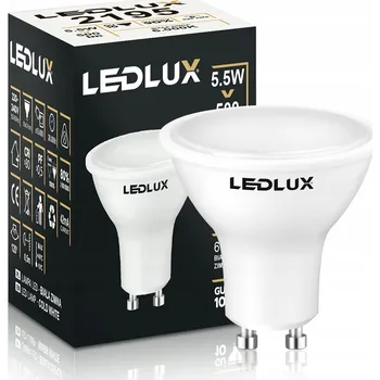 Žárovka LED žárovka GU10 LEDLUX 5,5 W 500 lm studená bílá 6000 K