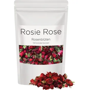Jedlá dekorace na dort Sugar and Cakes ROSIE ROSE - SUŠENÉ KVĚTY RŮŽE ČERVENÉ "RED CHERRY" 50g