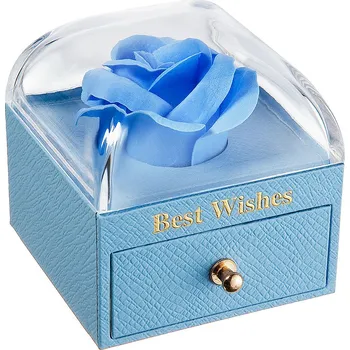 Dárková krabička Dárková krabička květina KR0006 modrá