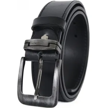 Opasek Scorteus Pánský kožený opasek SC 20507 černý
