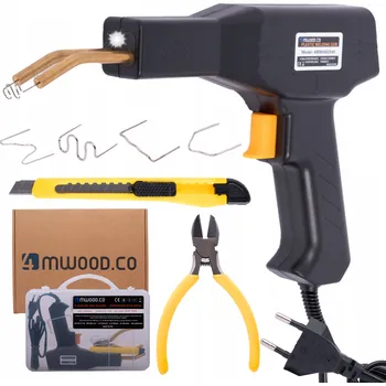 Svářečka SVAŘOVACÍ ZSZYVAČKA PLASTŮ, HORKOVZDUŠNÁ PISTOLE NA PLASTY + SVORKY