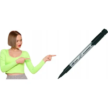 Popisovač na CD/DVD Pilot Oboustranný Černý Twin