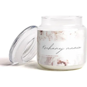 Svíčka Vonná svíčka ve sklenici Dárek ke Dni matek pro milovanou maminku