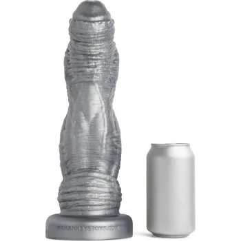 Dildo Mr. Hankey’s Toys Horny Rhino LG, prémiové silikonové dildo s Vac-U-Lock 31,6 x 5,8–8,4 cm