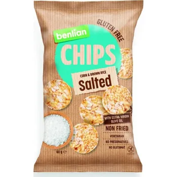 Rýže Benlian chips kukuřice rýže 60g klasik