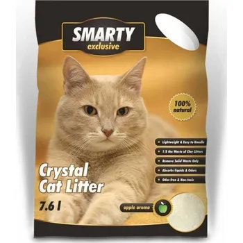 Podestýlka pro kočku SMARTY exclusive silikátové stelivo jablko 7,6 l