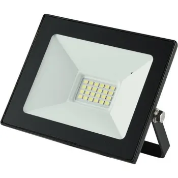 Ultratenký LED reflektor černý 20W 1600lm, denní barva světla