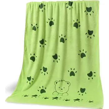 Ručník Surtep Animals Ručník PAW s vysokou absorbcí 140x70cm Barva: Zelená