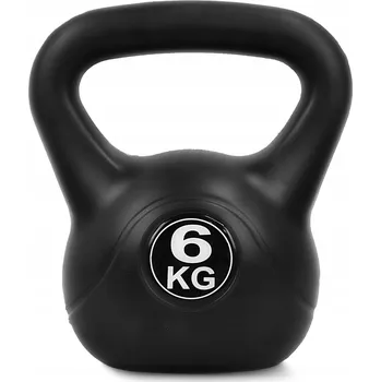 Kettlebell 4FIZJO 6 kg černý