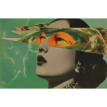 Plakát Plakát Pohled Vyřezaných Očí bez rámu 91,5 x 60 cm