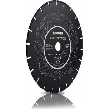 Řezný kotouč STAYER Diamantový segmentový kotouč CORTA TODO, Ø 125 x 22,2 mm, STAYER
