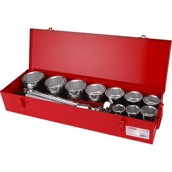 Gola sada FORTUM hlavice nástrčné, sada 15ks, 1"