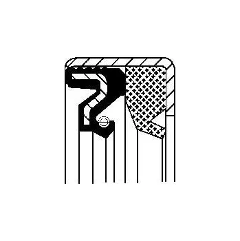 Těsnění motoru Těsnicí kroužek CORTECO 12018617B