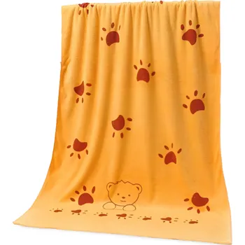 Ručník Surtep Animals Ručník PAW s vysokou absorbcí 140x70cm Barva: Hnědá