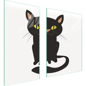 Kuchyňské prkénko Krájecí deska TMK ArtDeko sklo 2 ks