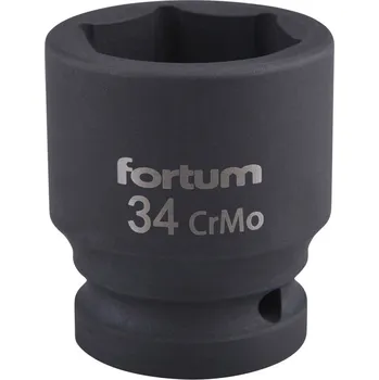 Gola hlavice FORTUM hlavice nástrčná rázová 3/4", 34mm, L 57mm
