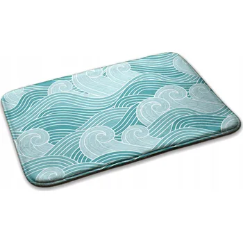 Koberec Koberec / Podložka pro děti do dětského pokoje Japonské vlny 90x60 cm